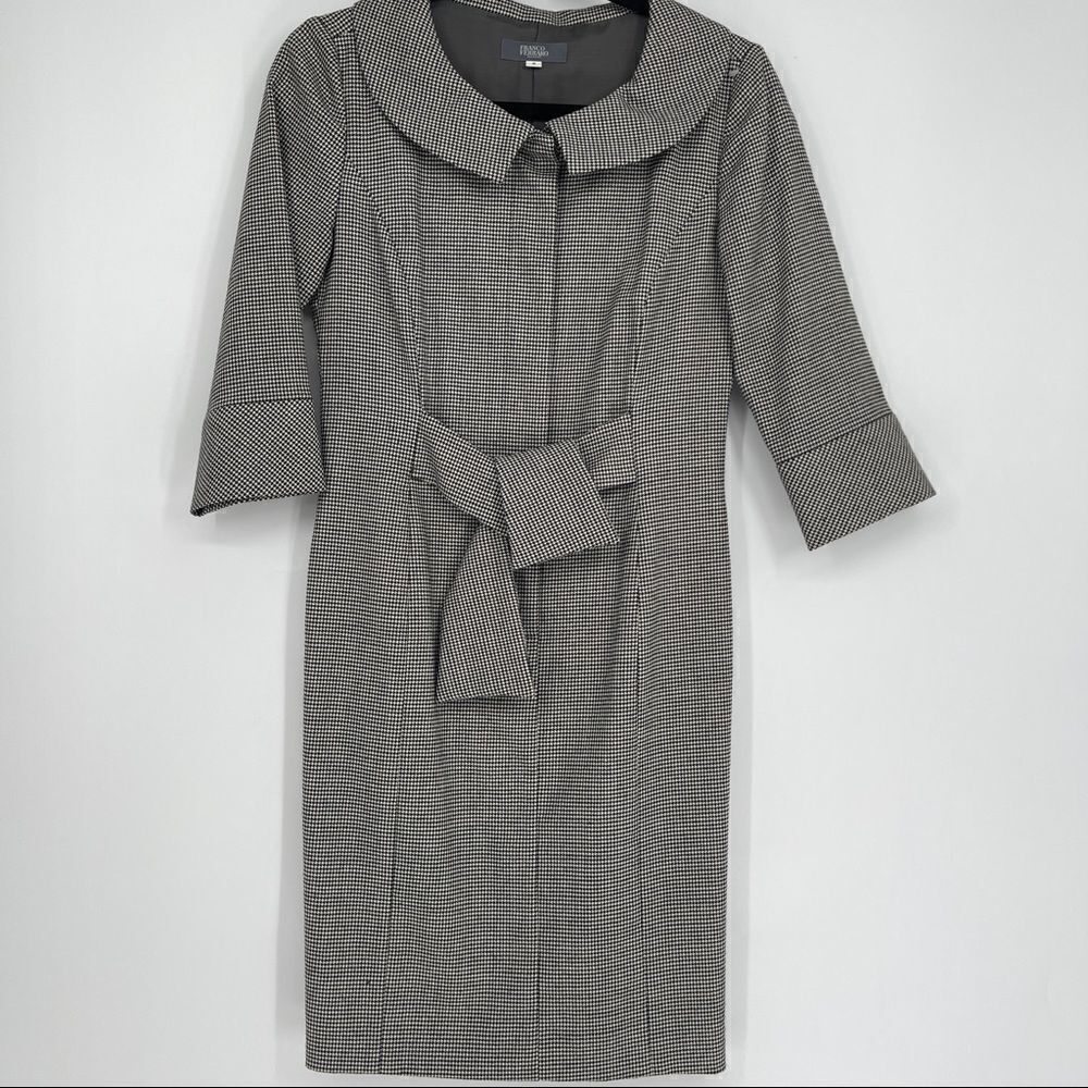 Franco Ferraro Milano Houndstooth Dress